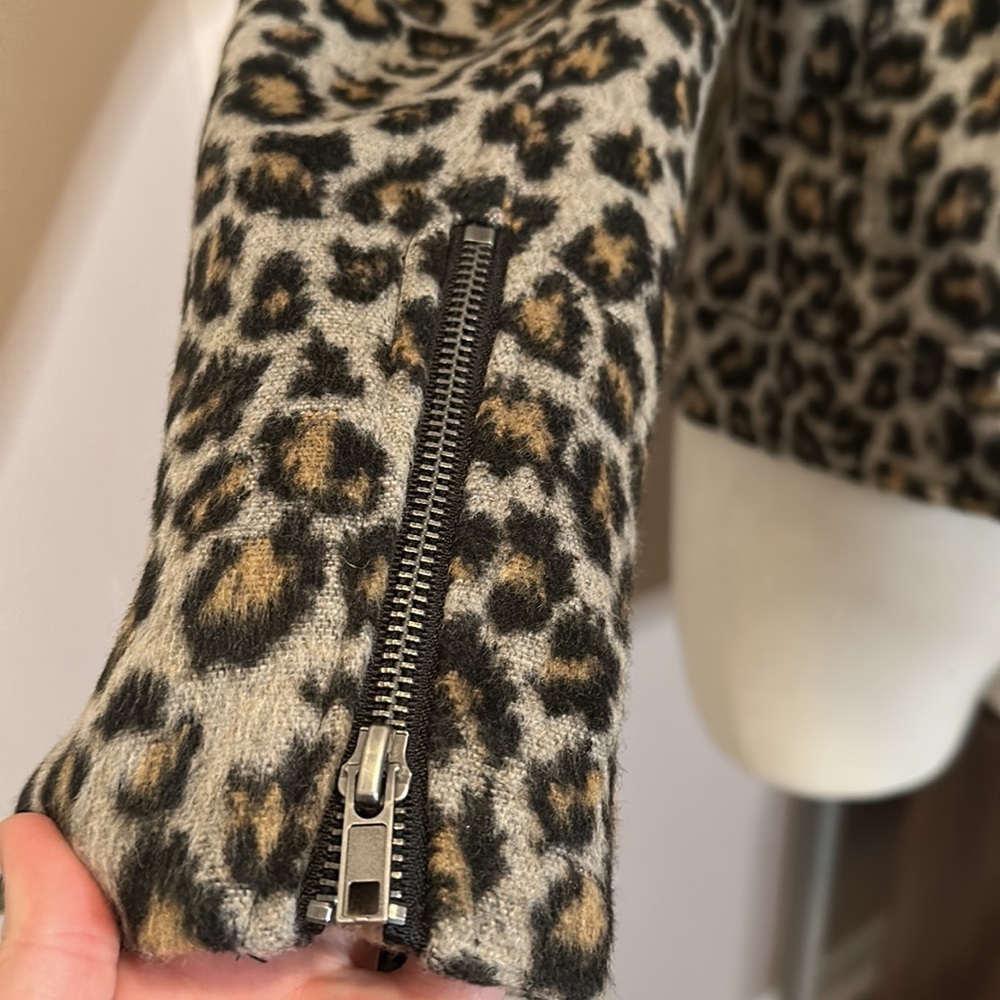 Cupcakes & Cashmere Leopard Moto Jacket - Picture 7 of 10